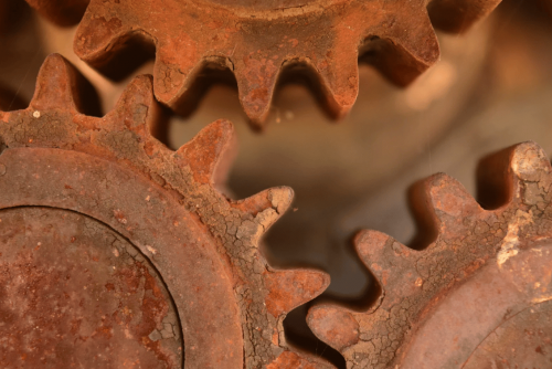 rusty gears