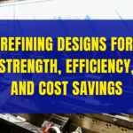 ams employee working - refining designs for strength, efficiency, and cost savings