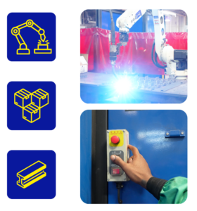 Structural Metal Components Welded for Industrial Use - Accurate Metal Stamping Structural metal components produced using AMS welding services