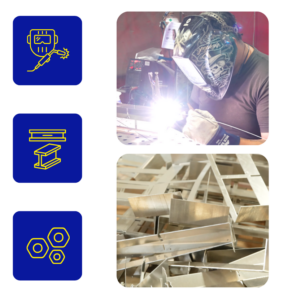 Robotic Welding Automation at Accurate Metal Stamping - Accurate Metal Stamping Robotic welding system used for high-volume welding services at AMS