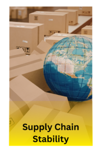 Supply Chain Stability in North Texas Metal Manufacturing - Accurate Metal Stamping Global supply chain concept supporting North Texas metal manufacturing
