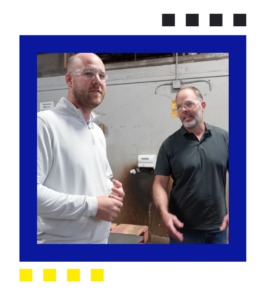 Quality and Production Review at Accurate Metal Stamping - Accurate Metal Stamping Accurate Metal Stamping team reviewing metal components for quality and performance