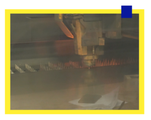 Laser Cutting Metal Components at Accurate Metal Stamping - Accurate Metal Stamping laser cutting metal components at Accurate Metal Stamping facility