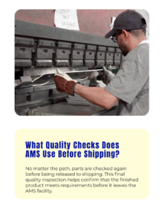 img9 - Accurate Metal Stamping AMS press brake operator forming sheet metal before final quality checks and shipping.